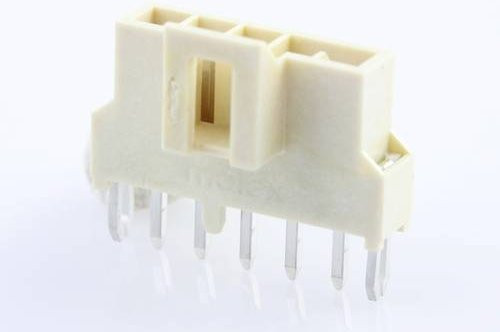 Molex Einbau-Buchsenleiste in Weiß mit 5 Polen und 2,50 mm Rastermaß - Bild 1