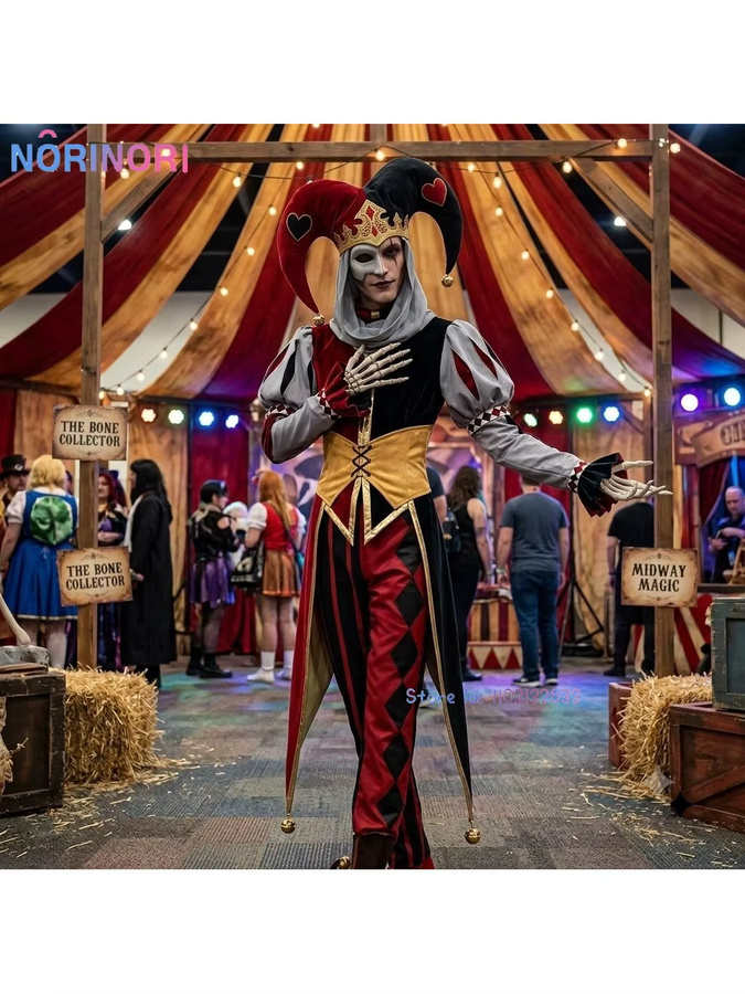 Game Kingdom of Marionettes Jestyn Cosplay, Clown-Puppenkostüm, Set - Bild 5