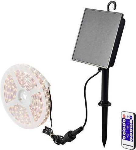 Sygonix Solar-Lichtschlauch LED in Warmweiß, Transparent, 1.8W mit Fernbedienung - Bild 1