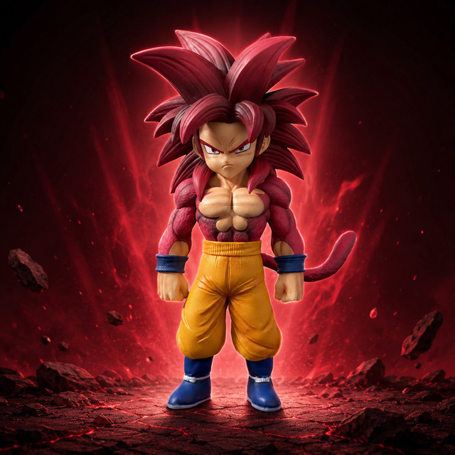 Bandai Dragon Ball Super Saiyajin 4 Goku, Actionfigur, 17 cm - Bild 1