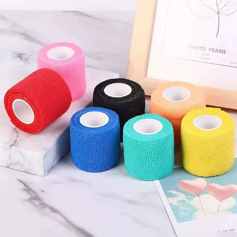 Selbstklebendes medizinisches Klebeband in Blau, 5 cm Breite, 4,5 m Länge, sterile Erste-Hilfe-Rolle für die Klinikversorgung - Bild 3