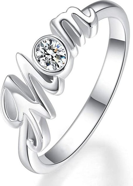 Huitan Ringe, Silber, Zirkonia, Damen - Bild 1