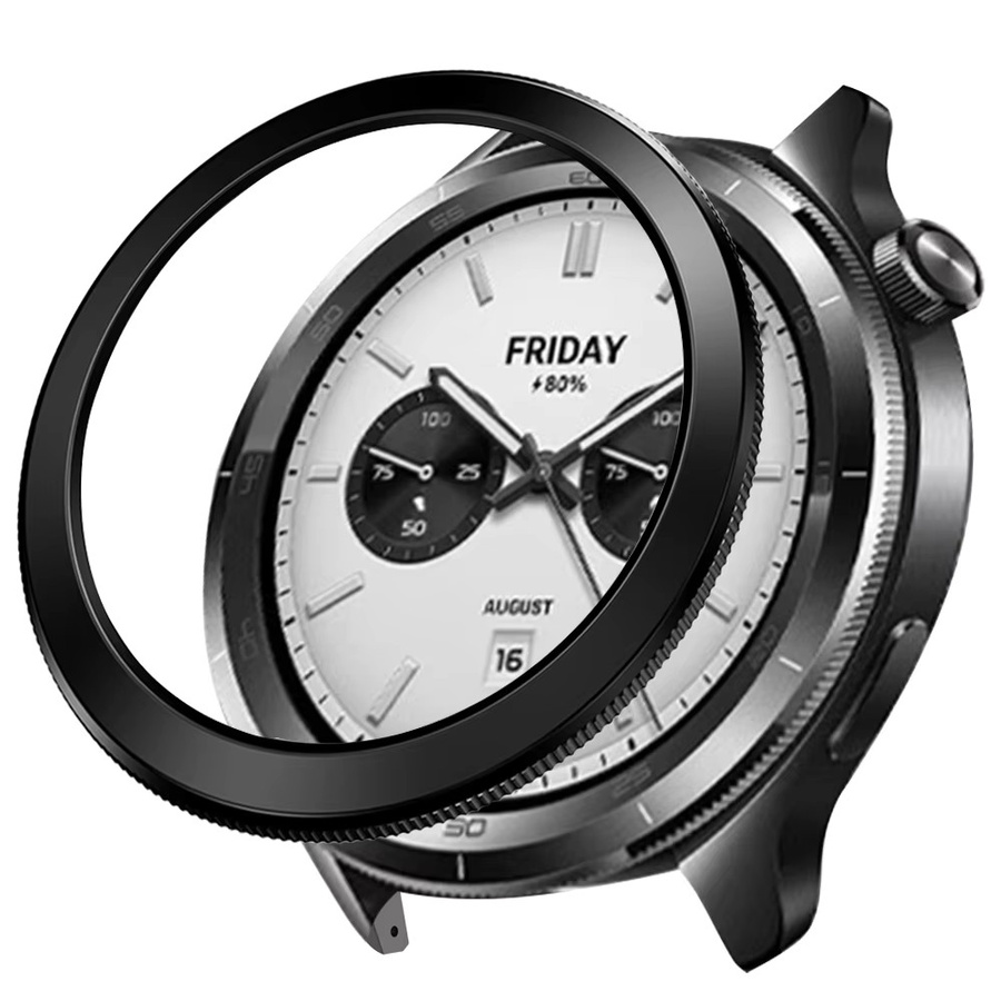 BEHUA Lünette Ring für Xiaomi Uhr S4/S3, Schwarz, PC, Unisex - Bild 1