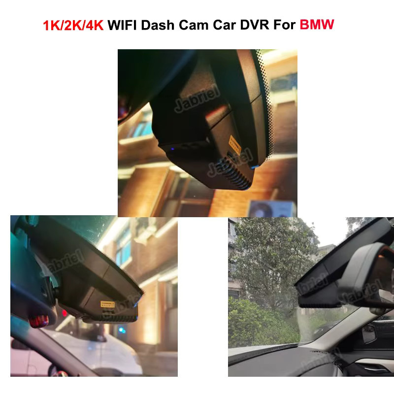 4K UHD WLAN Dashcam Auto-DVR in Schwarz für BMW E90 E91 E92 E93 E81 E82 E87 E88 E60 E61 E65 E66 X1 E84 X3 E83 X5 E70 E53 - Bild 3