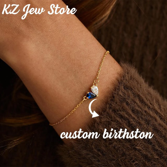 BAUTOBVC Armband, Edelstahl, Gold, Kristall, Damen - Bild 1