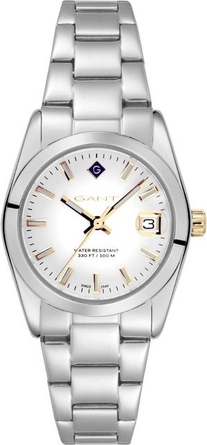 Gant Armbanduhr Everett Mini, Quarz, Edelstahl, Silber, 28 mm, Damen - Bild 1