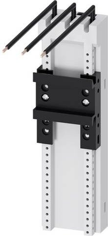 Siemens 8US24103EE01 Sammelschienensystem 8US2 Adapter 3-polig 25 A mit 4mm² Anschlussleitung in Weiß - Bild 1