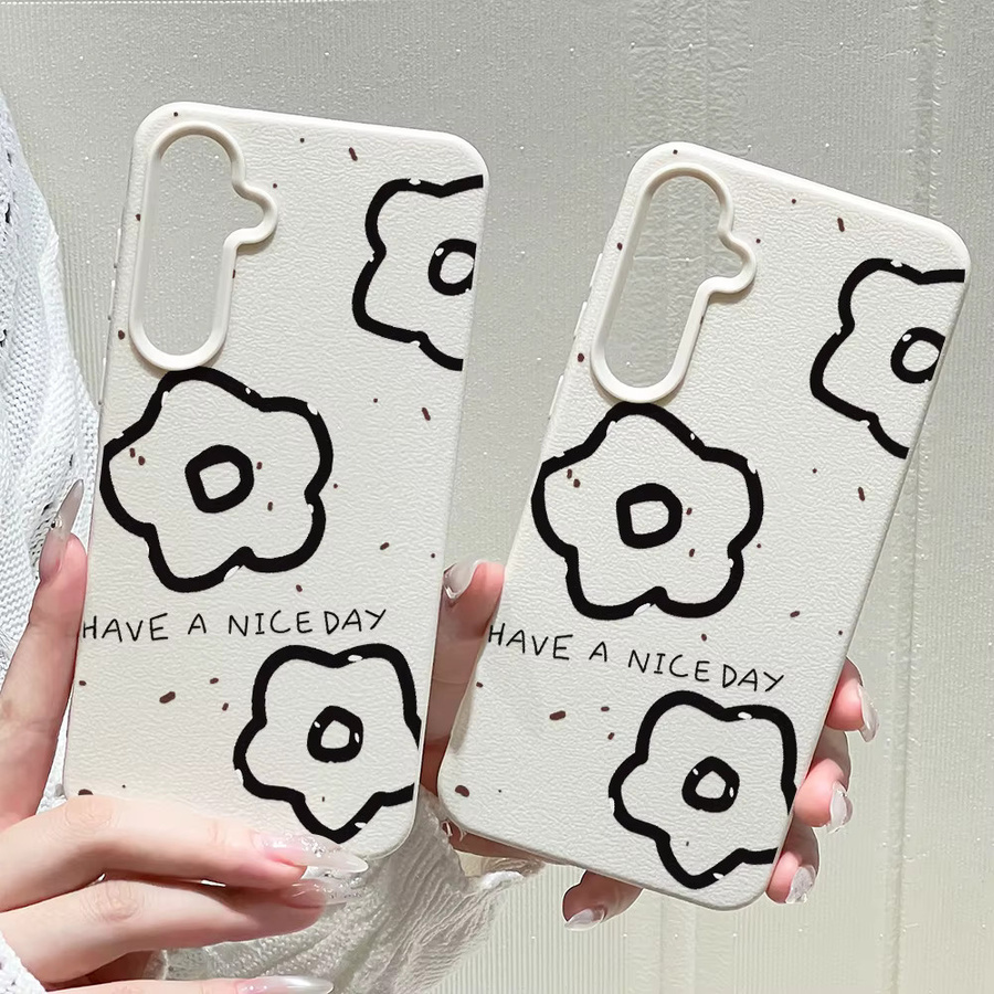 Handyhülle mit Blumen-Litschi-Muster für Samsung Galaxy Modelle in Pink - Bild 3