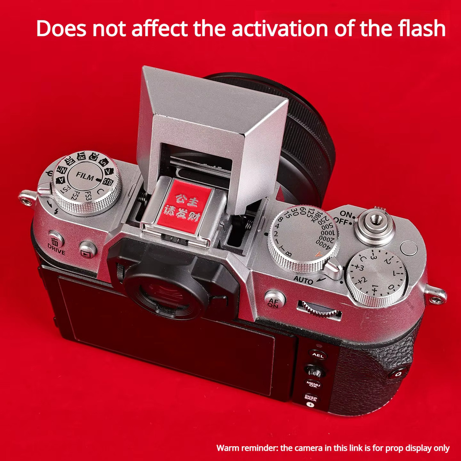 Metallkamera-Blitzschuhüberzug für Fujifilm Mirrorless Kameras wie XT30II, XM5, X100VI und X-Serie - Bild 2