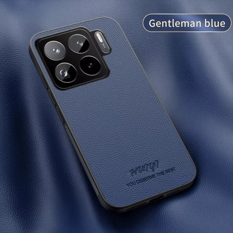 Business Lederhülle für Xiaomi 17T 15T 14T Pro Ultra 17 Pro Max mit magnetischer Autohalterung in Grau - Bild 3