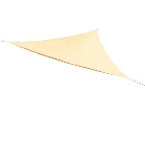 Floracord Dreiecksonnensegel aus HDPE in Weizen/Gelb, Breite: 300 cm - Bild 5