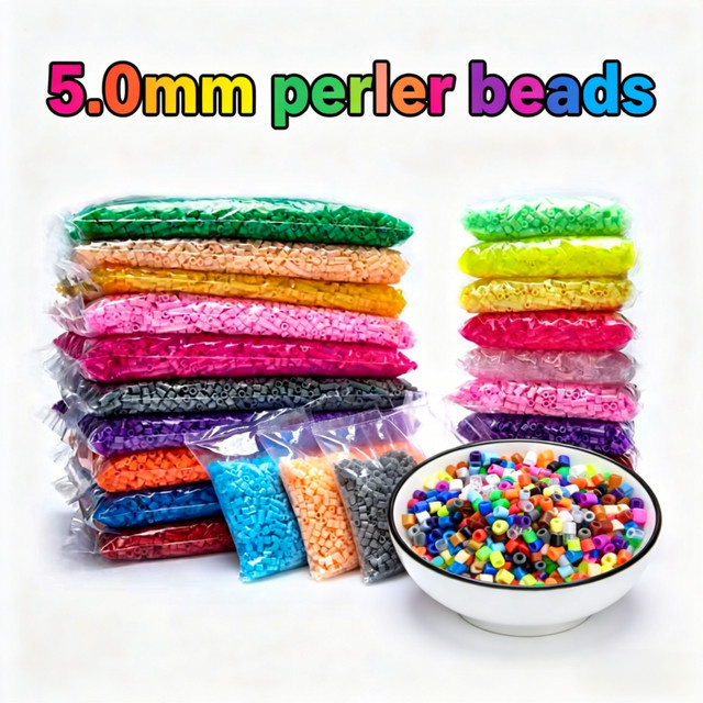 Hama Perler Perlen, Nachfüllpack, Bunt / Mehrfarbig, 1000 Stück - Bild 1