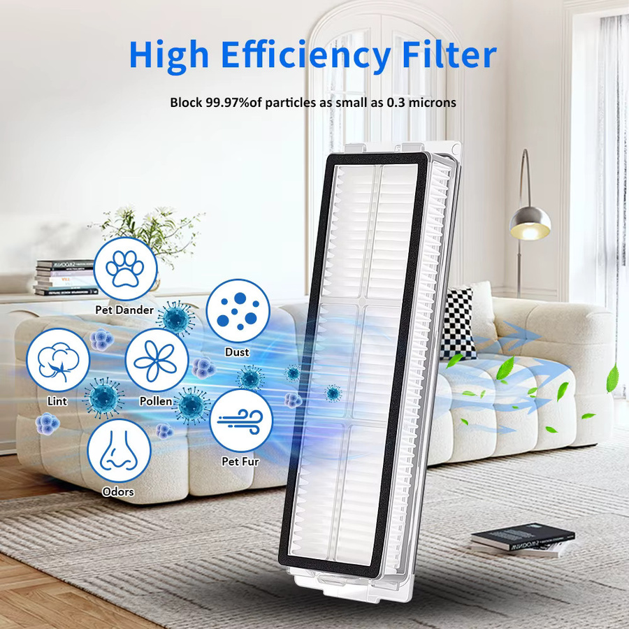 Xiaomi HEPA-Filter Ersatzteil in Weiß für Mijia 5C 5 PRO OV21CN X20 Pro D102GL X20 Max D109GL M30 D102 Roboterstaubsauger Zubehör - Bild 2