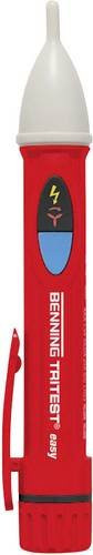 Benning TRITEST easy Multitester Phasen- und Drehfeldprüfer CAT III 1000 V CAT IV 600 V mit LED und Akustik in Rot - Bild 1