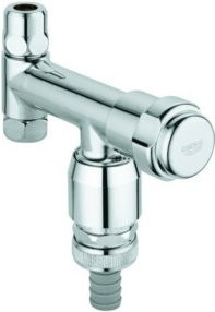 Grohe WAS-Ventil 3/8 Zoll Winkelventil mit Schlauchanschluss in Chrom - Bild 1