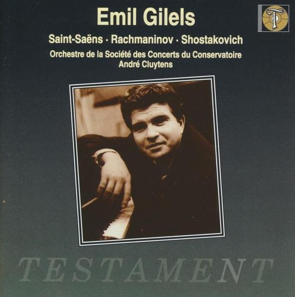 CD Saint-Saëns und Rachmaninow: Emil Gilels spielt Klassik, Testament 1993, beige - Bild 1