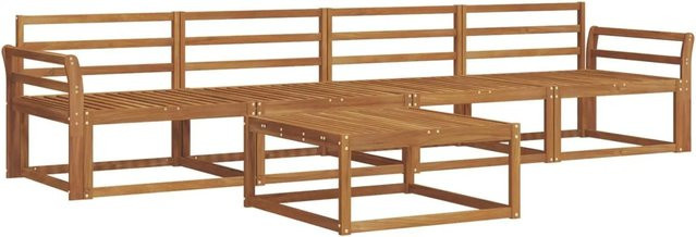 vidaXL Outdoor-Sofagarnitur 5-teilig aus Akazie Massivholz in Braun - Bild 1