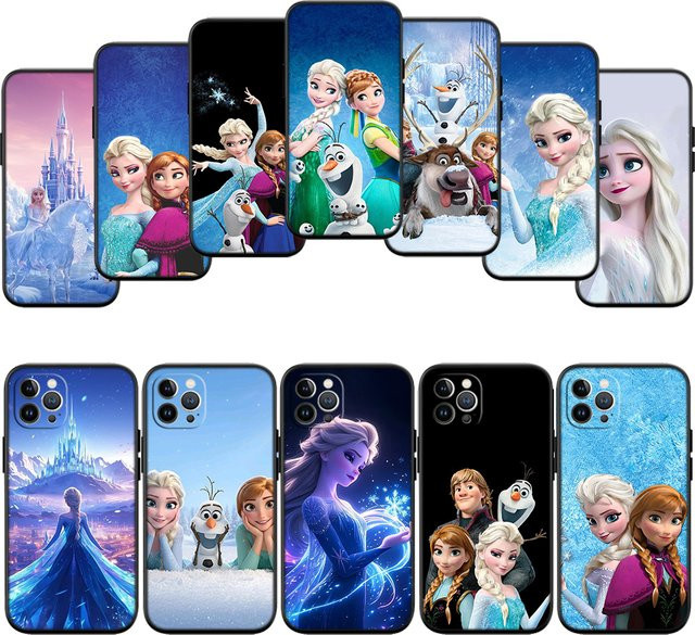 HEROCROSS Handyhülle Disney Frozen Olaf Elsa Anna für Samsung Galaxy S20 S21 S22 Ultra FE Plus A21S A22 A24 A25 A26 A30 A30S A31 in Multicolour - Bild 1