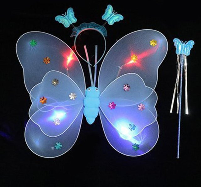 Binchi Outdoor Product Schmetterling Rock, LED Kostüm, ab 2 Jahre - Bild 1