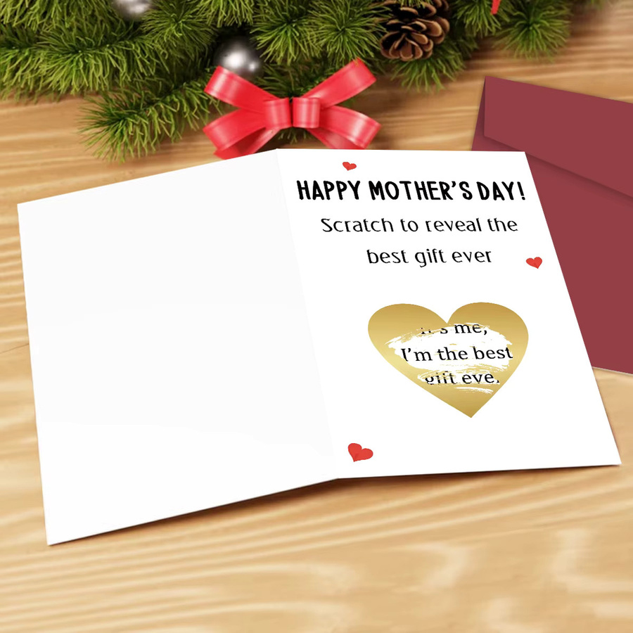 Interaktive Happy Mother's Day Grußkarte mit Umschlag als Dankeschön-Karte für Deine Mama - Bild 4