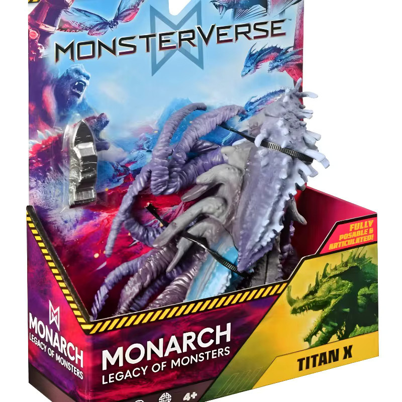 Playmates Godzilla Vs Kong Ion Dragon TITAN X Scylla, Actionfigur, ab 4 Jahren - Bild 2