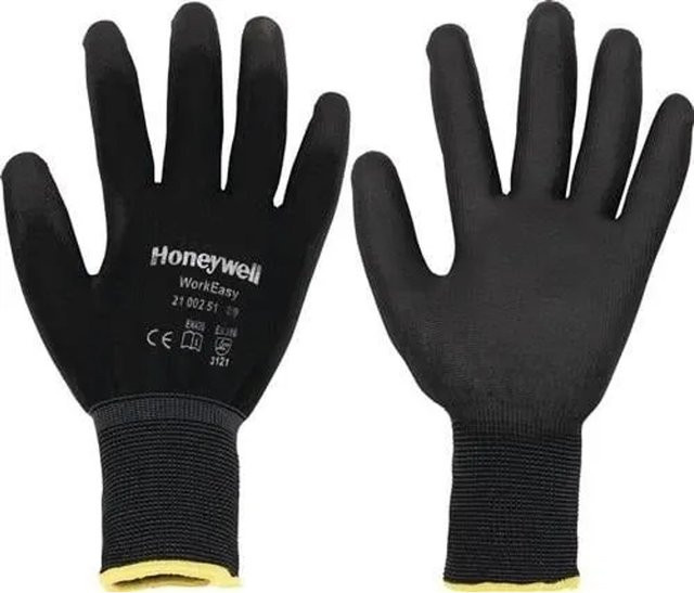 Honeywell Workeasy Arbeitshandschuhe mit PU-Beschichtung in Schwarz, Größe L - Bild 1