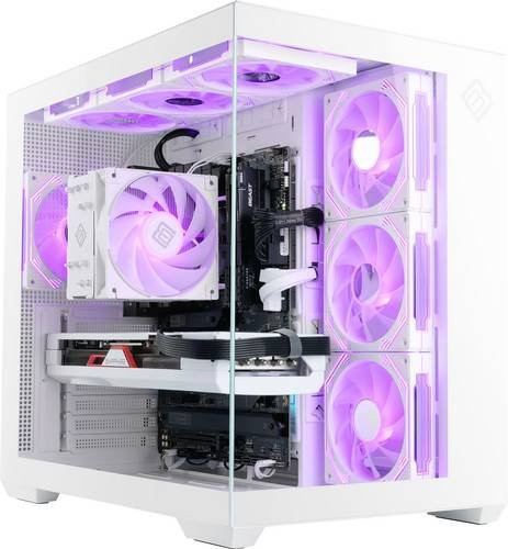CSL Computer Gaming PC Desktop mit AMD Ryzen 7 8700F, 32GB RAM, 2000GB SSD, AMD Radeon RX 9070 16GB GDDR6, Windows 11 Home, Weiß - Bild 1
