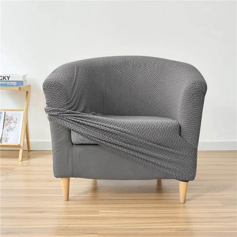 Stretch-Sesselbezug aus Polarfleece im Jacquard-Design für Clubsessel und Wannenstühle - Bild 2