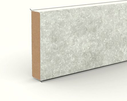 Döllken Sockelleiste Cubu Flex 60 aus HDF in Grau, L: 250 cm, H: 6 cm, T: 1,3 cm - Bild 1