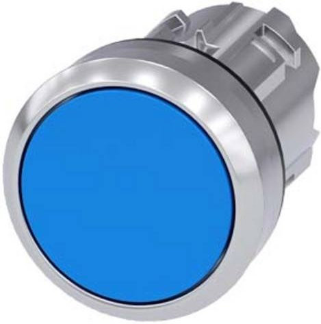 Siemens Druckschalter 3SU1050-0AA50-0AA0 Blau Metall IP66 IP67 IP69/IP69K - Bild 1