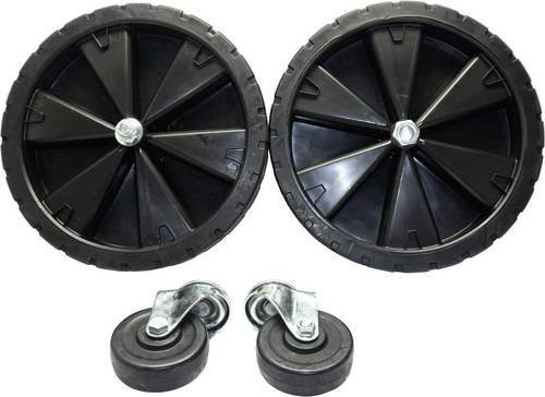 Aerotec 9421436 Radsatz für Kompressoren aus Kunststoff in Schwarz - Bild 1
