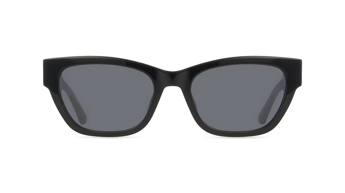 Fossil FOS 2163/G/S Sonnenbrille Vollrand, Eckig, Acetat, Damen, Schwarz, Grau - Bild 1