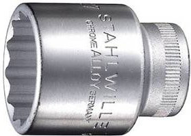 Stahlwille Steckschlüsseleinsatz 1/2 Zoll SW 15 mm Länge 38 mm Silber - Bild 1