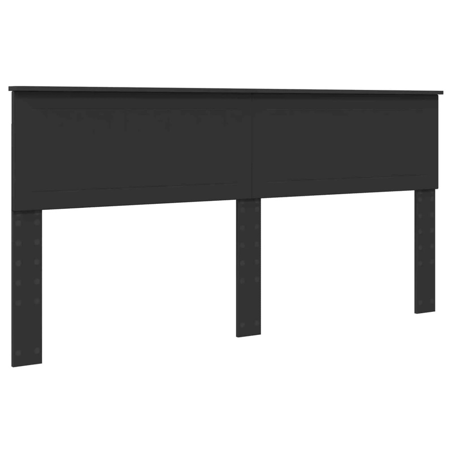 vidaXL Kopfteil in Schwarz und Eichen-Optik aus Holzwerkstoff, Breite: 180 cm - Bild 2