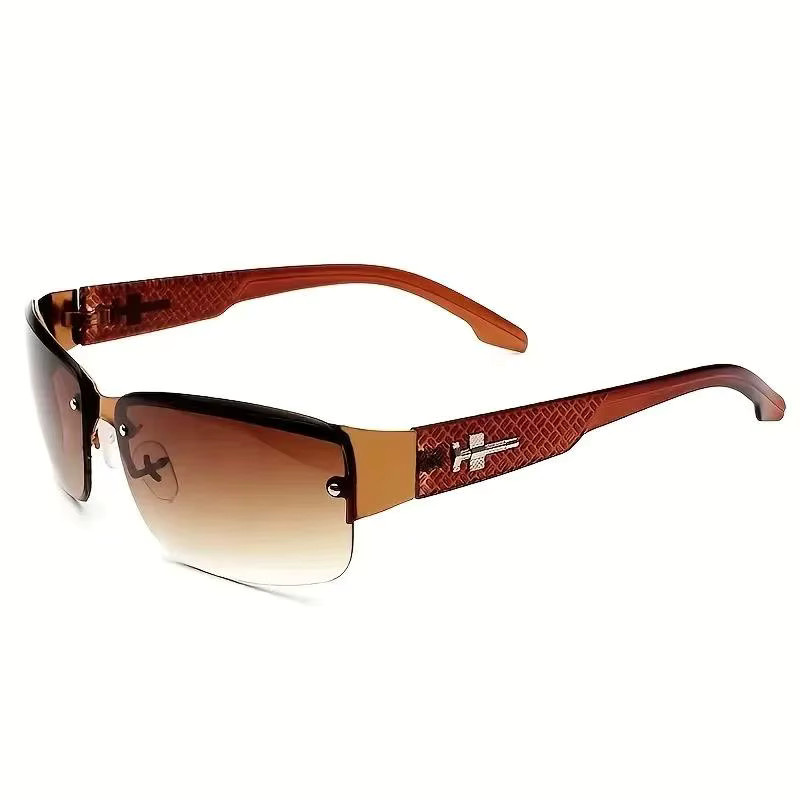 ZUIDID Brille, quadratisch, braun, Kunststoff - Bild 1