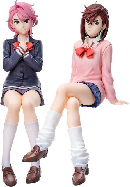 Anime Ayase Momo und Shiratori Okarun Actionfigur, sitzende Pose, 15cm, ab 14 Jahren - Bild 1