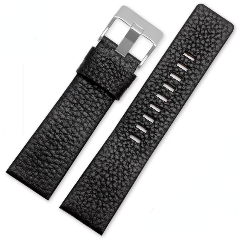 Diesel Uhrenarmband Leder, Schwarz, Unisex - Bild 4