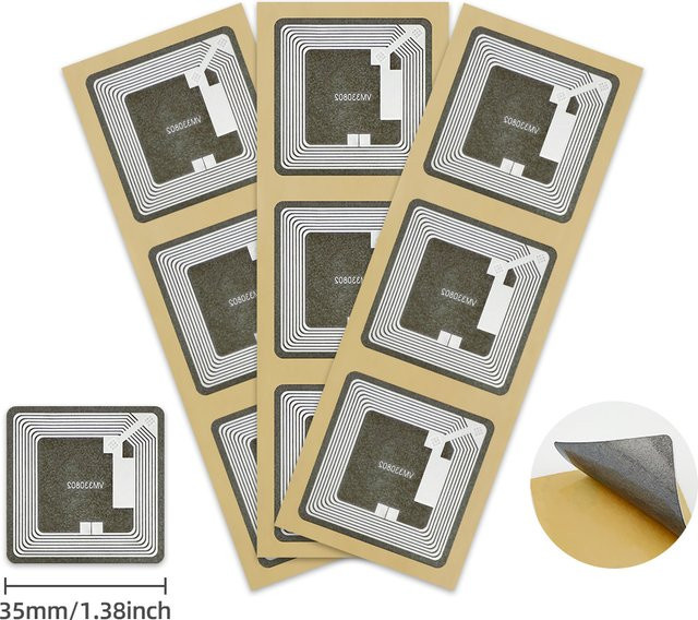 CUID Gen2 Elektronischer Tag von Guang Hongrun, wiederbeschreibbarer Smart Key als IC-Klon-Token, ISO14443 RFID-Replikat 13,56 MHz, F08 0 Block 0 mit veränderbarem Aufkleber - Bild 1