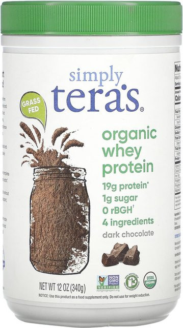 Simply Tera's Bio-Molkenprotein Zartbitterschokolade 340 g - Bild 1