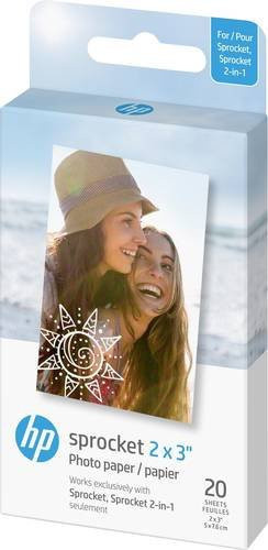 HP Sprocket ZINK Fotopapier, 20er Pack, Weiß - Bild 1
