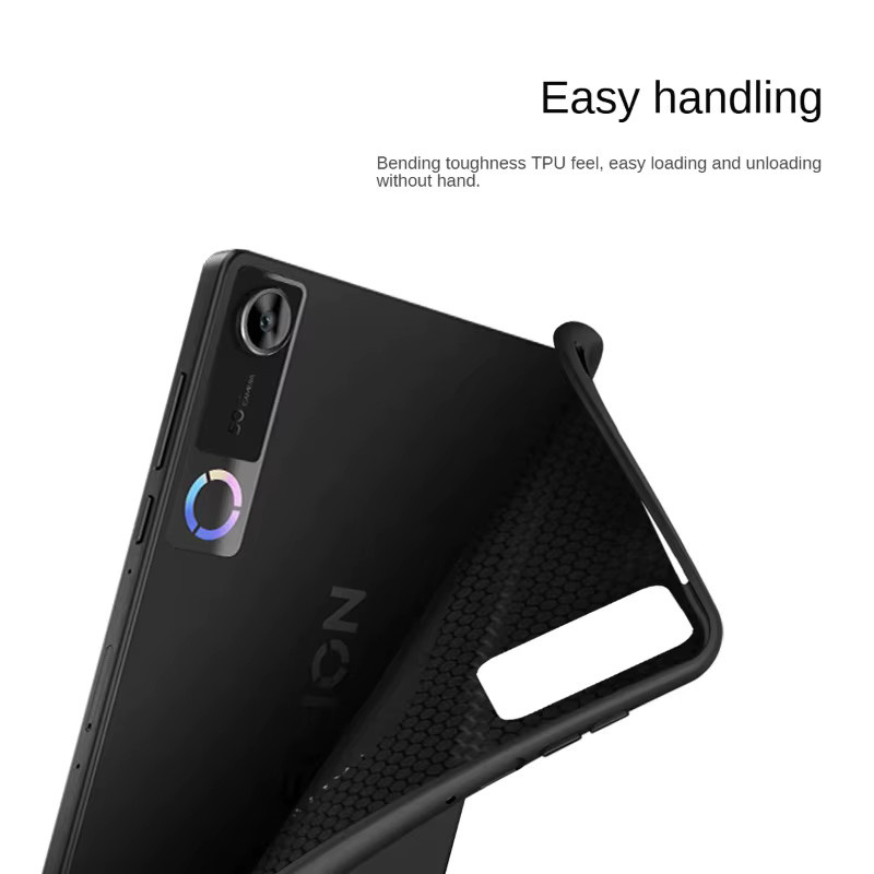 Silikon TPU Schutzhülle für Lenovo Legion Y700 2026 8,8 Zoll 5. Generation TB323FU in Schwarz - Bild 3