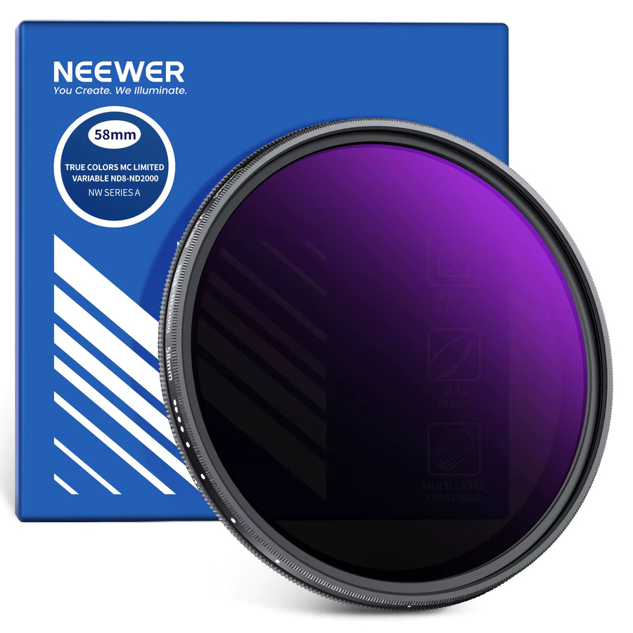 NEEWER Variabler ND-Filter ND8-2000 in Schwarz mit True Color und Hard Stop für DSLR- und spiegellose Kameras (3-11 Stopps) - Bild 7