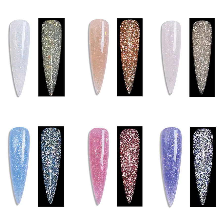 Jillnails Builder-Nagelgel Glitter Rust, 100 g, schimmernd - Bild 4