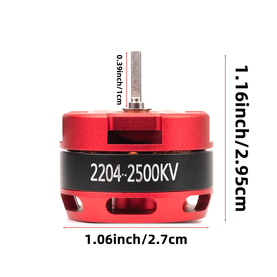 9IMOD Bürstenloser ESC-Motor Combo 30A ESC 1224/1621/2204 Motor für RC 1/18 1/24 SCX24 TRX4M - Bild 3