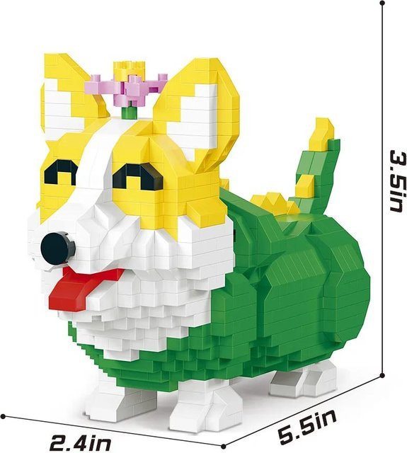 Linyi toy Bausteine Hunde, Tiere, ab 6 Jahren - Bild 1