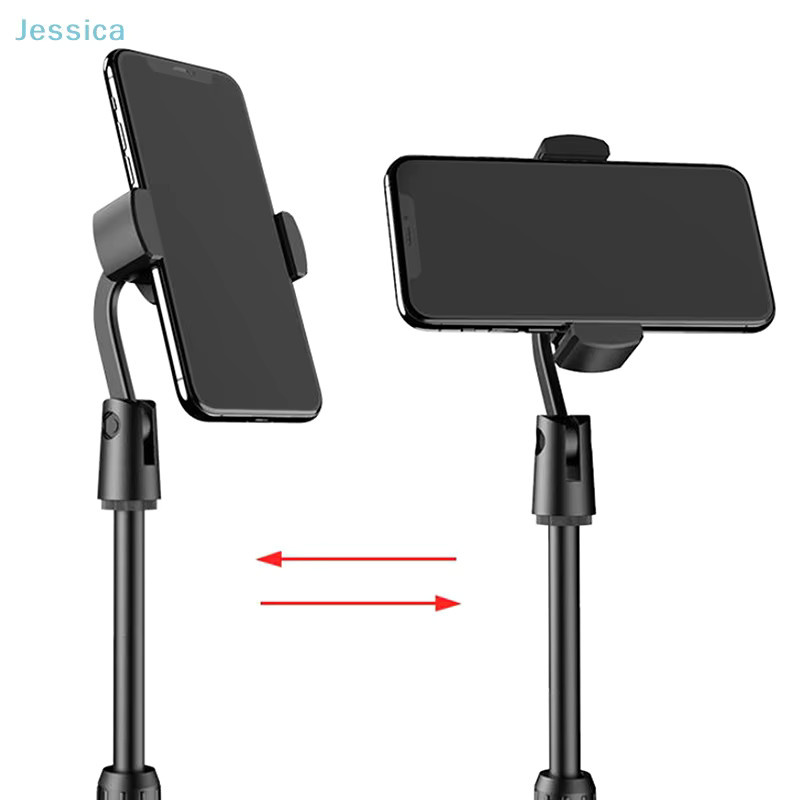 Drehbarer Telefonhalter mit flexiblem Schwanenhals für Schreibtisch, Schwarz - Bild 2