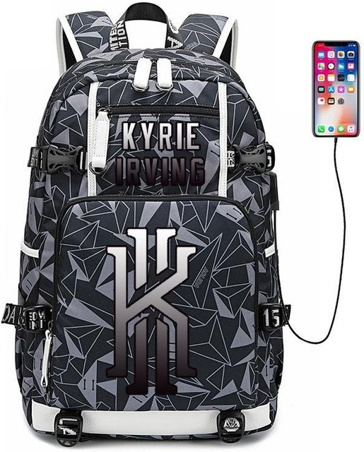 3-teiliges Schulrucksack-Set in Schwarz aus Oxford-Stoff mit Schultasche, Schultergurt und Federmäppchen - Bild 1