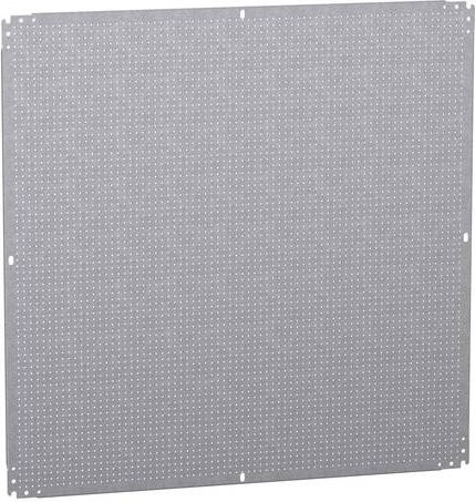 Schneider Electric NSYMF1010 Mikroperforierte Montageplatte aus Stahl in Silber, B: 1000 cm, H: 1000 cm, Lochdurchmesser: 3,6 mm bis 12,5 mm - Bild 1