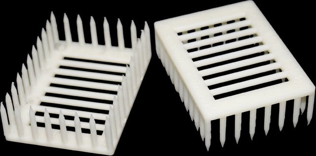 6 Stück Bienenköniginnen-Käfige aus Kunststoff in Weiß für die Imkerei-Aufzucht von Adhere To Fly - Bild 1