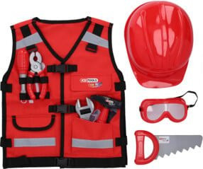 KS Tools Werkzeug-Weste für Kinder mit Sortiment, 9-tlg, ab 3 Jahre - Bild 1